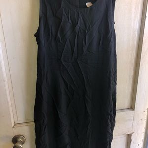Rayon Black Dress